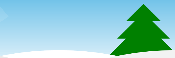 Fir tree made with CSS triangles