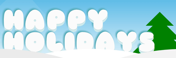 Happy holidays - CSS3 experiment