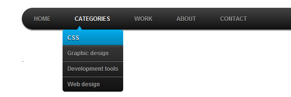 CSS3 Dropdown menu