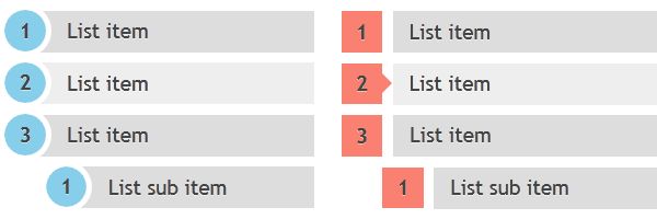 Css Ordered List Styles Catalin Red