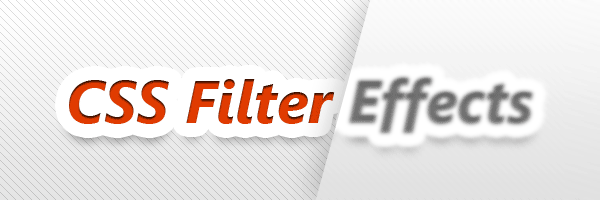 CSS filters