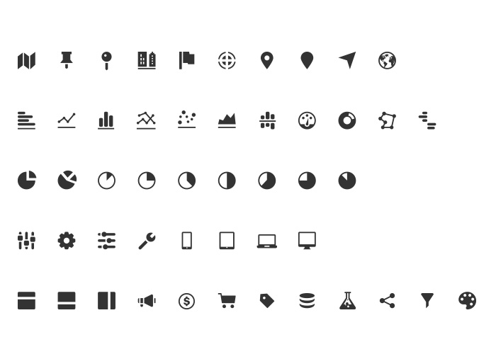 SEOface icons overview