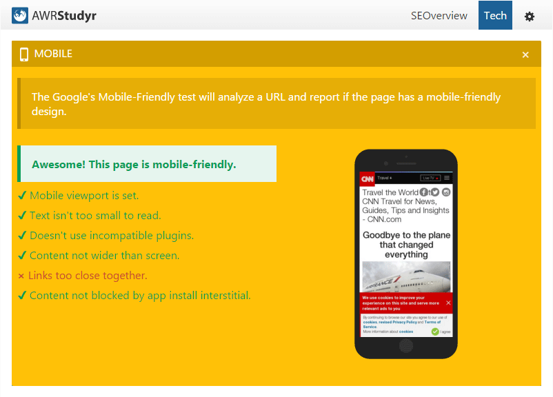 AWRstudyr mobile friendly